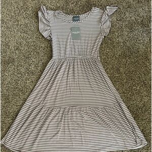 cute dress striped not worn at all
